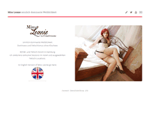 Tablet Screenshot of miss-leonie.com